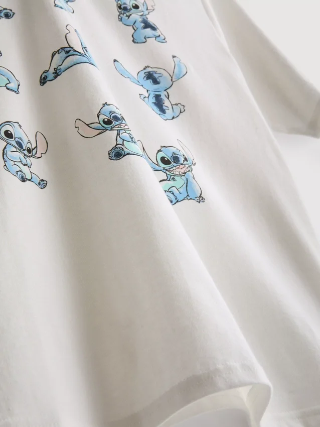 Disney-pysjamaser med Stitch-T-skjorte