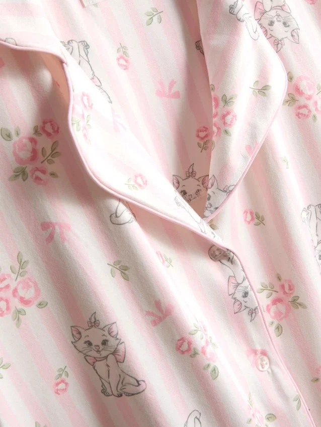 Disneys «Aristokatene» – Marie, kort pysjamaser i boyfriend-stil