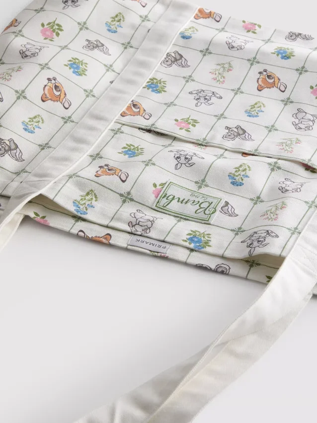 Disneys Bambi XL-veske i bomullskanvas