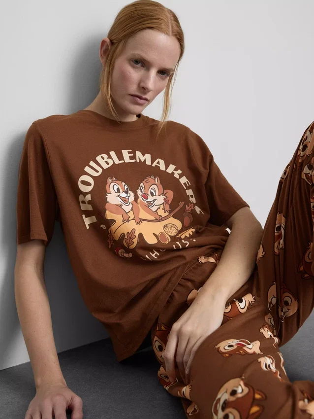 Disneys Chip og Dale-pysjamaser i bomull