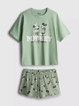 Disneys Mickey & Minnie Mouse-pysjamaser med korte bukser