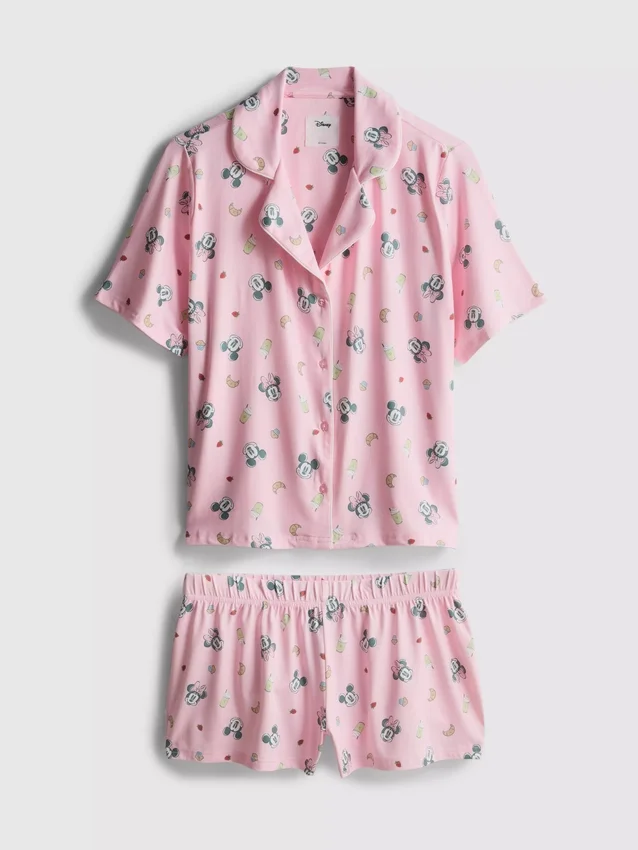 Disneys Mickey Mouse-pysjamaser i boyfriend-stil