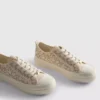 Disneys Mickey Mouse-sneakers i lerret med flatform