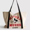 Disneys Mickey og venner XL-canvasveske med grafisk trykk