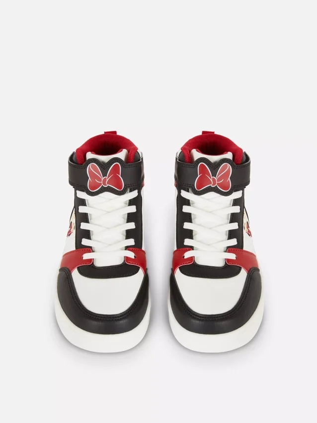 Disneys Minnie Mouse-høye sneakers med lys