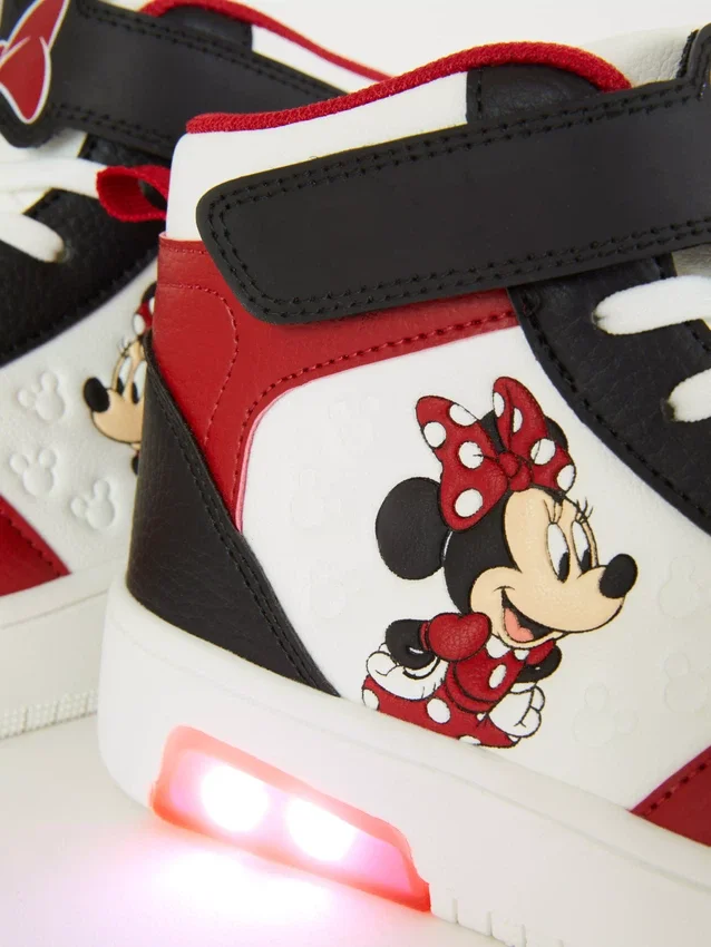 Disneys Minnie Mouse-høye sneakers med lys
