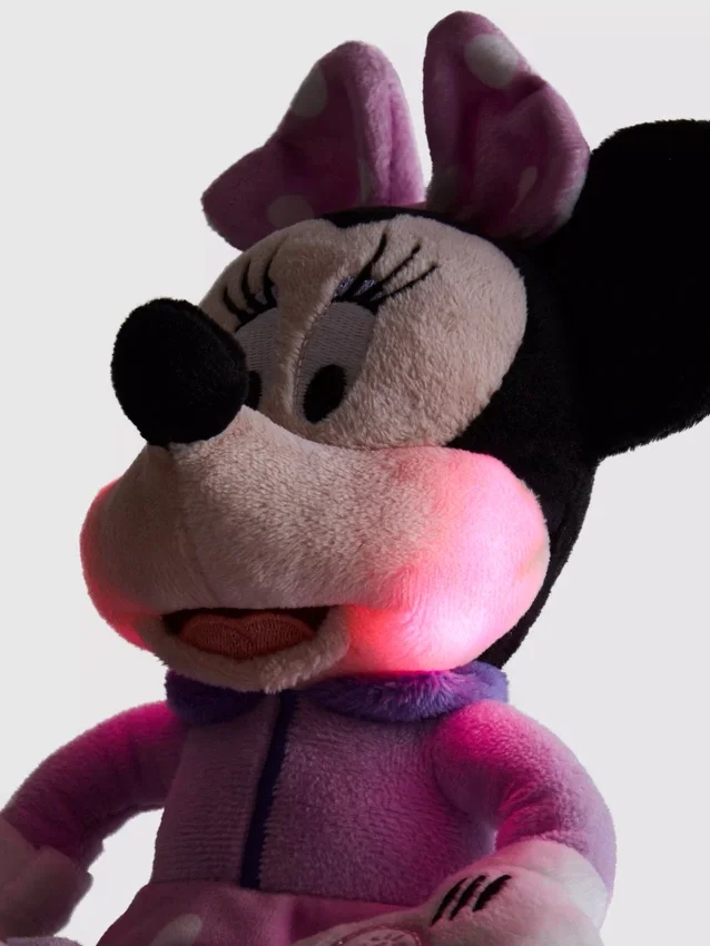 Disneys Minnie Mouse-plysjleketøy med lys