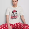Disneys Minnie Mouse-pysjamaser i bomull med grafisk trykk