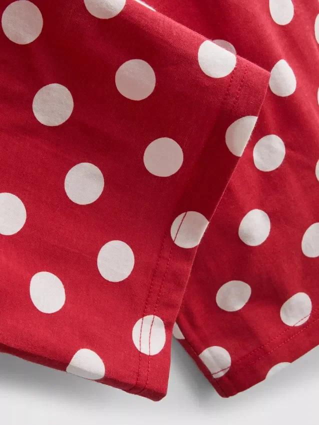 Disneys Minnie Mouse-pysjamaser i bomull med grafisk trykk