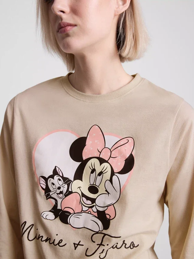 Disneys Minnie Mouse-pysjamaser i bomull med trykk