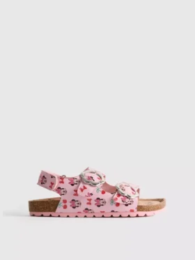 Disneys Minnie Mouse-sandaler med slingback og dobbel spenne