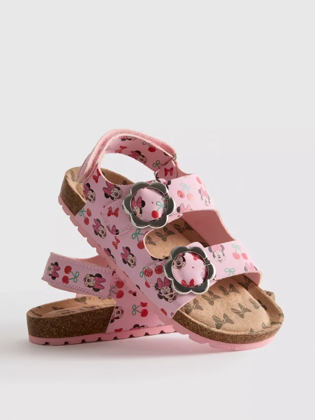 Disneys Minnie Mouse-sandaler med slingback og dobbel spenne