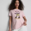 Disneys Minnie Mouse-T-skjorte i bomull med grafisk trykk