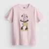 Disneys Minnie Mouse-T-skjorte i bomull med grafisk trykk