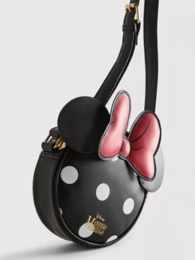Disneys Minnie Mouse-veske med rund form og skulderrem