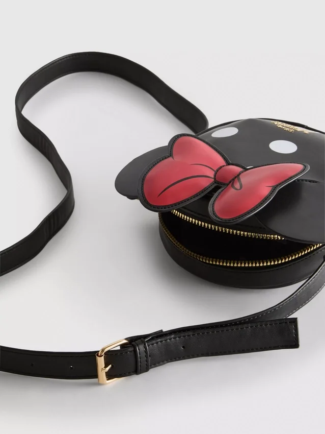Disneys Minnie Mouse-veske med rund form og skulderrem