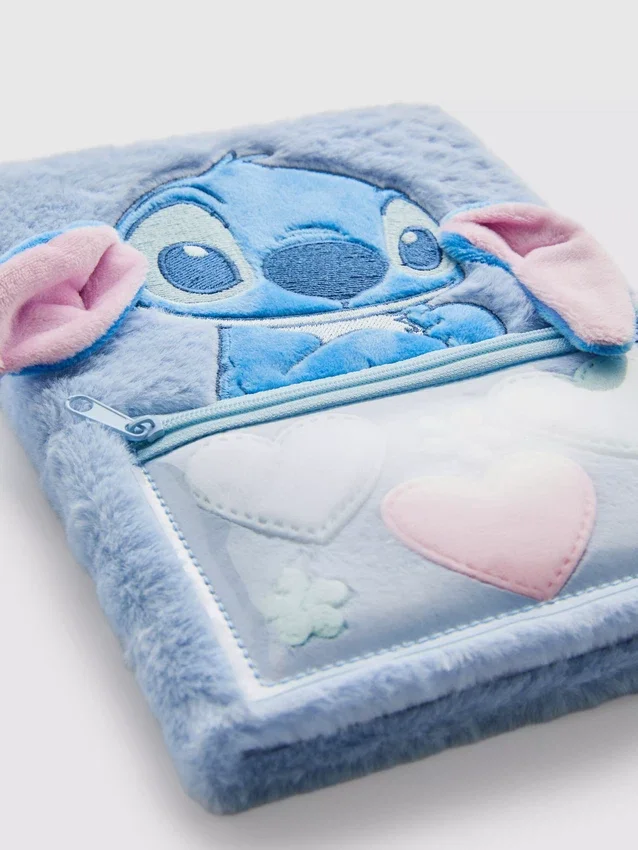 Disneys Stitch-dagbok med myk overflate