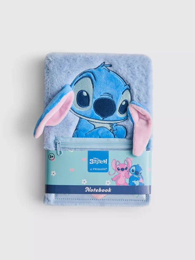 Disneys Stitch-dagbok med myk overflate