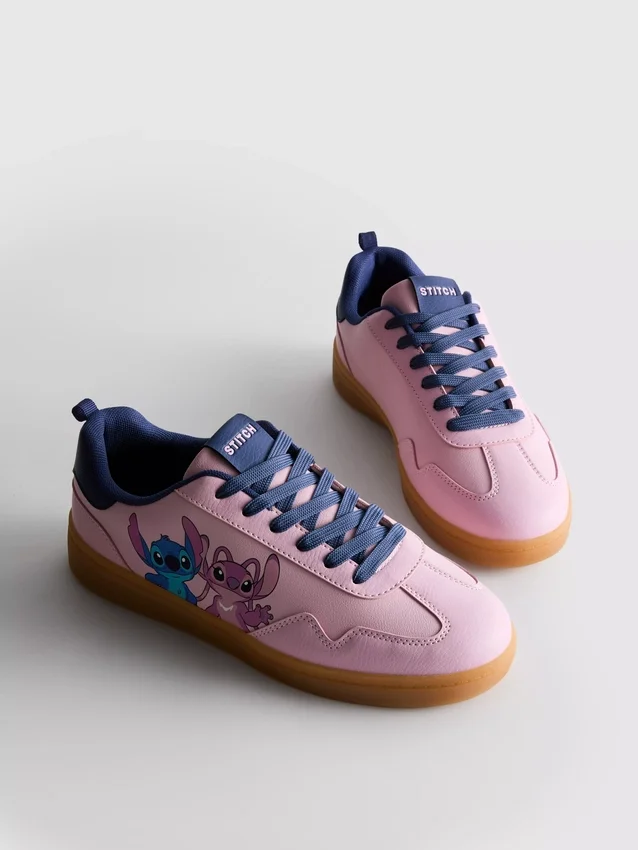 Disneys Stitch-sneakers med gummisåle