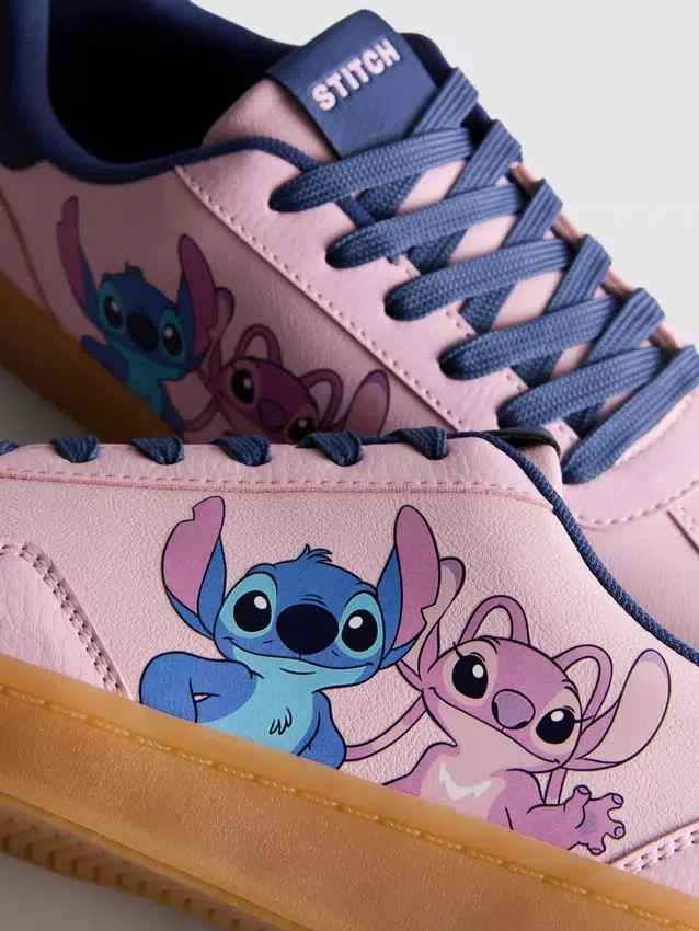 Disneys Stitch-sneakers med gummisåle