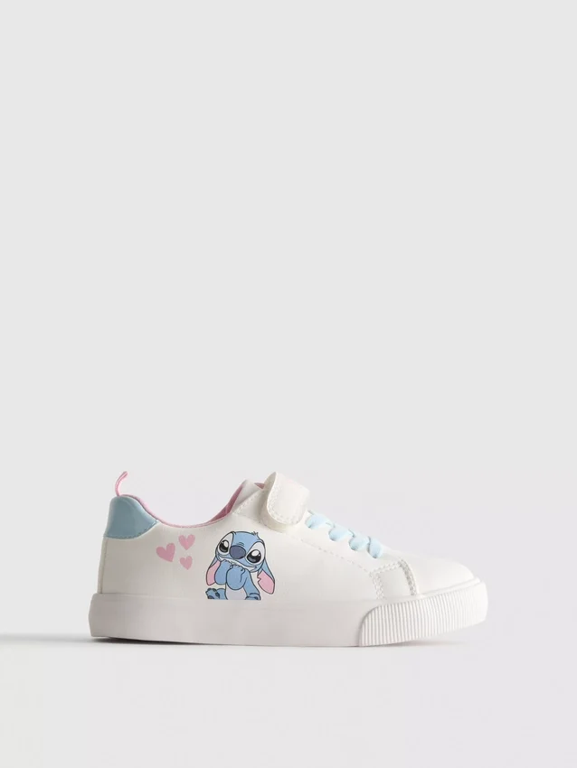 Disneys Stitch-sneakers med lav skaft