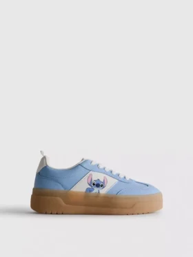 Disneys Stitch-sneakers med tykk gummisåle