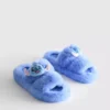 Disneys Stitch-tøfler med to stropper og mykt fôr