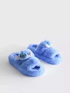 Disneys Stitch-tøfler med to stropper og mykt fôr