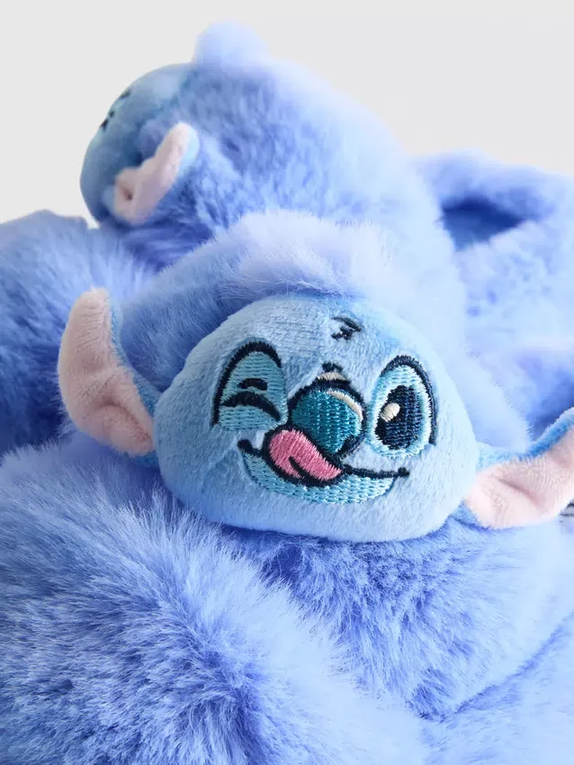 Disneys Stitch-tøfler med to stropper og mykt fôr