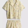 Disneys Winnie the Pooh-pysjamaser med korte bukser i boyfriend-stil