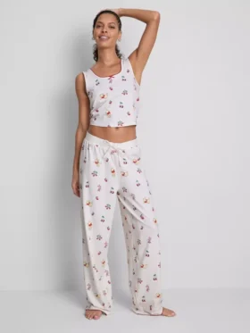 Disneys Winnie the Pooh-pysjamaser med trykk, i bomullsrik tank-top