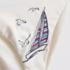 Dolce-bikiniunderdel med broderi og bånd i sidene