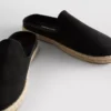 Espadrille-mules uten snøring