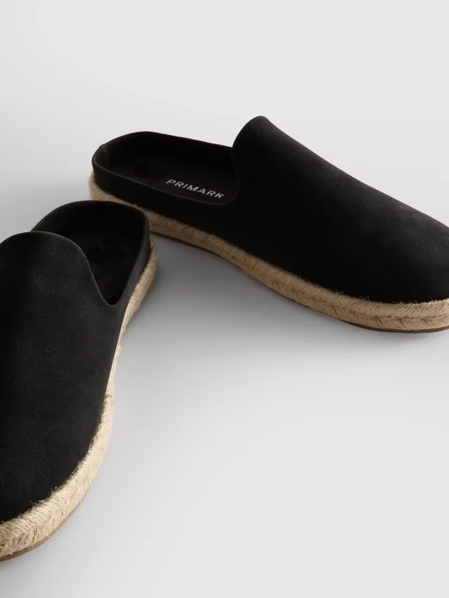 Espadrille-mules uten snøring