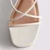 Espadriller med remmer og kilehæl