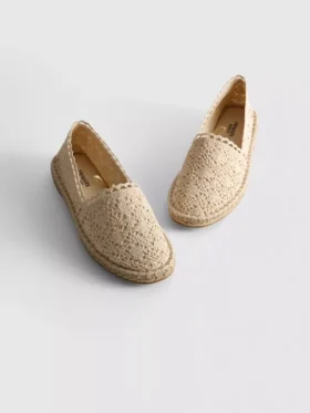 Espadriller med snøring