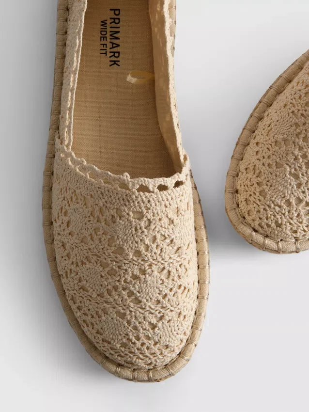 Espadriller med snøring
