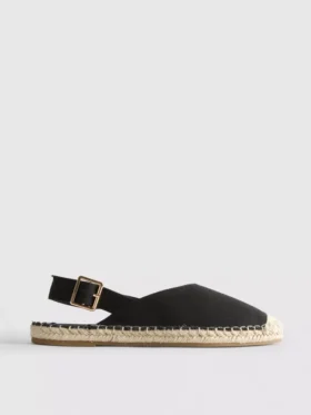 Espadrillesandaler med spenne bak