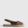Espadrillesandaler med spenne bak