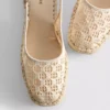 Espadrillesandaler med spenne bak