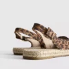 Espadrillesandaler med spenne bak
