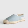 Espadrillesandaler med spenne bak