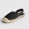 Espadrillesandaler med spenne bak