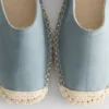 Espadrillesandaler med spenne bak