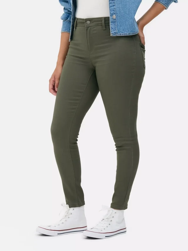 Essential mid-rise skinny jeans | vanlig