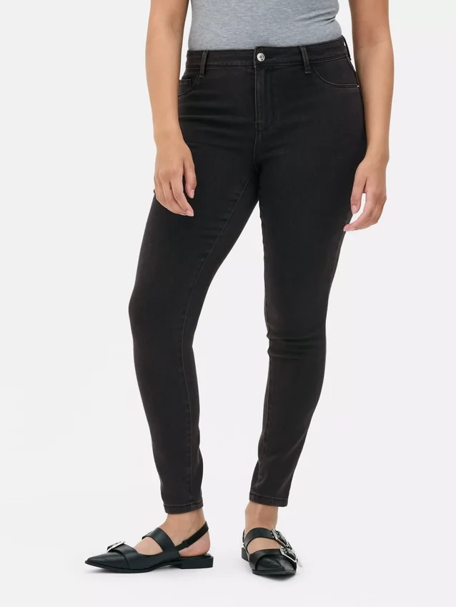 Essential mid-rise skinny jeans | vanlig