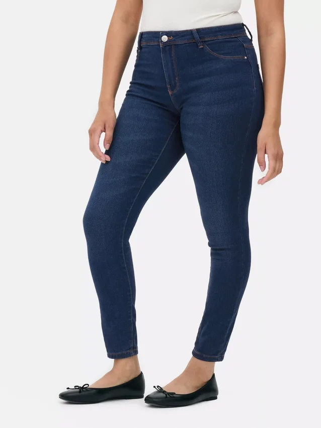 Essential mid-rise skinny jeans | vanlig