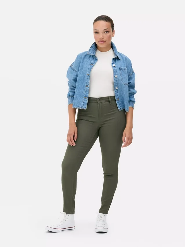 Essential mid-rise skinny jeans | vanlig