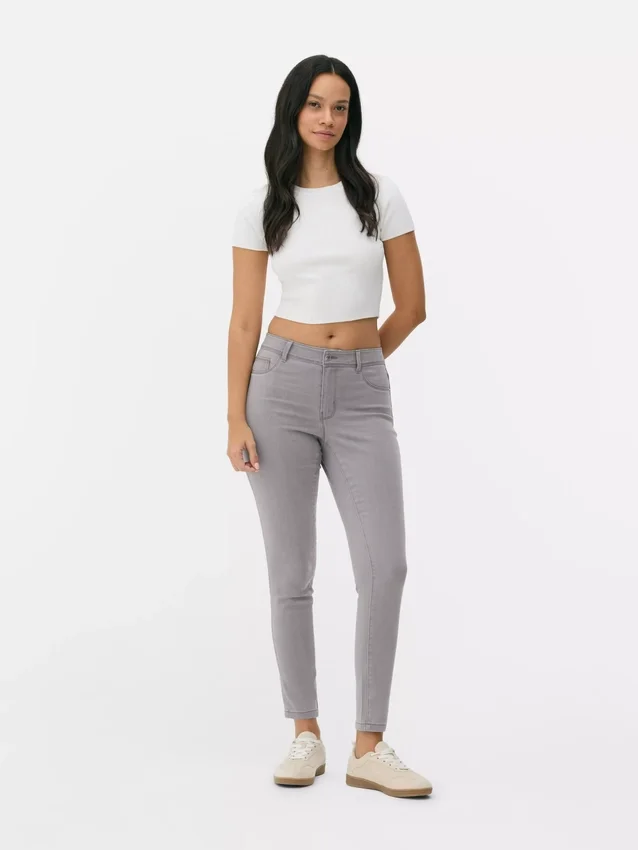 Essential mid-rise skinny jeans | vanlig