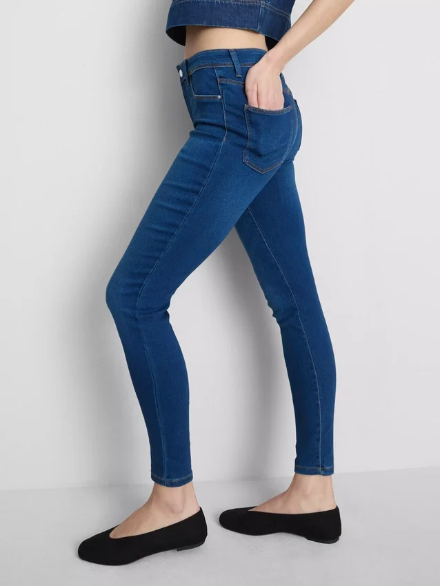 Essential mid-rise skinny jeans | vanlig